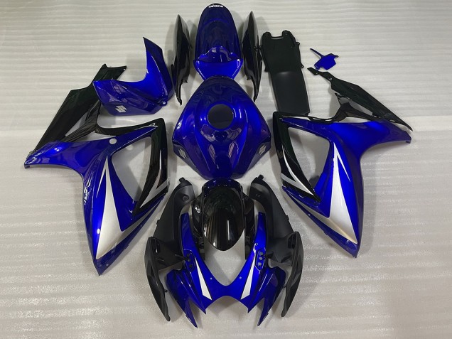 2006-2007 Blue Black and White Special GSXR 600-750 Fairings 2006-2007 Blue Black and White Special GSXR 600-750 Fairings