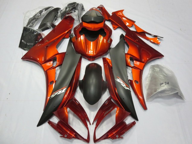 2006-2007 Burnt Orange R6 Fairings 2006-2007 Burnt Orange R6 Fairings