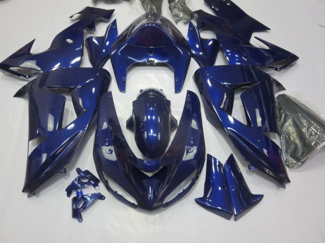 2006-2007 Deep Blue ZX10R Fairings 2006-2007 Deep Blue ZX10R Fairings