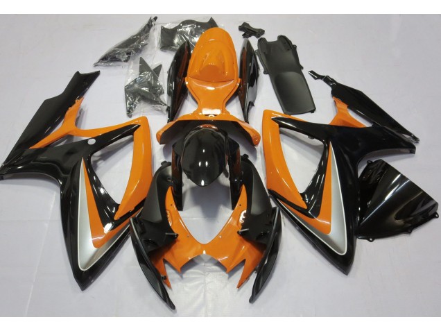 2006-2007 Gloss Orange Debadged GSXR 600-750 Fairings 2006-2007 Gloss Orange Debadged GSXR 600-750 Fairings