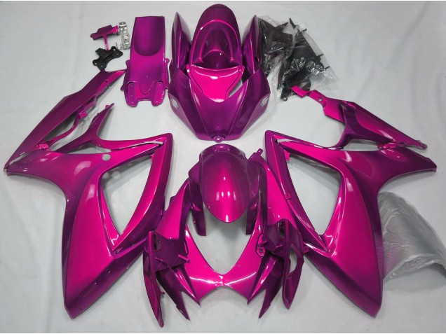 2006-2007 Gloss Pink Plain GSXR 600-750 Fairings 2006-2007 Gloss Pink Plain GSXR 600-750 Fairings