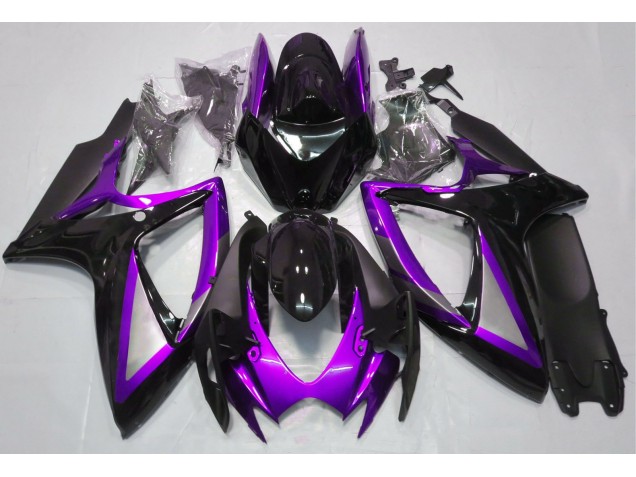 2006-2007 Gloss Purple and Black GSXR 600-750 Fairings 2006-2007 Gloss Purple and Black GSXR 600-750 Fairings