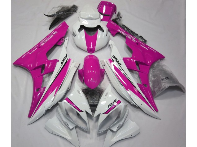 2006-2007 Gloss White and Pink R6 Fairings 2006-2007 Gloss White and Pink R6 Fairings