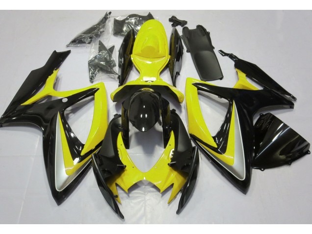 2006-2007 Gloss Yellow Debadged GSXR 600-750 Fairings 2006-2007 Gloss Yellow Debadged GSXR 600-750 Fairings
