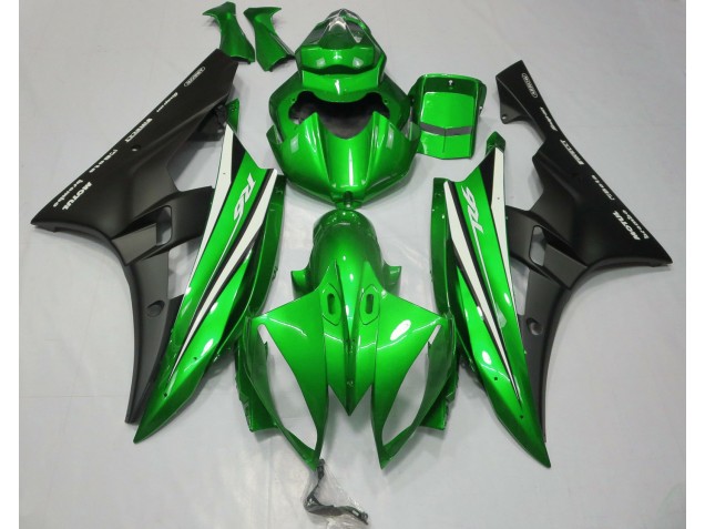 2006-2007 Green Black and White R6 Fairings 2006-2007 Green Black and White R6 Fairings