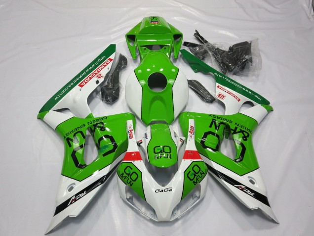 2006-2007 Green and White CBR1000RR Fairings 2006-2007 Green and White CBR1000RR Fairings