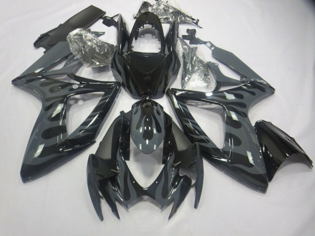 2006-2007 Grey Flame GSXR 600-750 Fairings 2006-2007 Grey Flame GSXR 600-750 Fairings