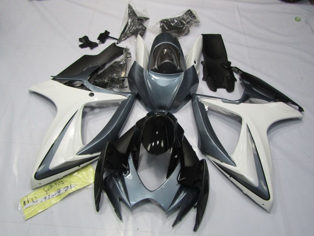 2006-2007 Grey and White GSXR 600-750 Fairings 2006-2007 Grey and White GSXR 600-750 Fairings