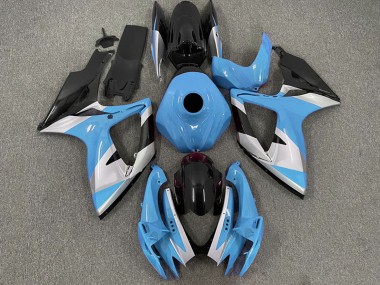 2006-2007 Light Blue Design GSXR 600-750 Fairings