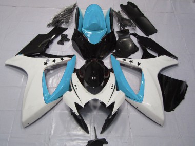 2006-2007 Light Blue Star GSXR 600-750 Fairings