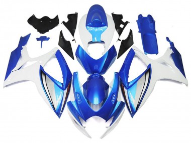 2006-2007 Light Blue and Deep Blue OEM Style GSXR 600-750 Fairings