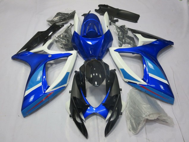 2006-2007 Light and Dark Blue GSXR 600-750 Fairings 2006-2007 Light and Dark Blue GSXR 600-750 Fairings