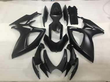 2006-2007 Matte Black GSXR 600-750 Fairings