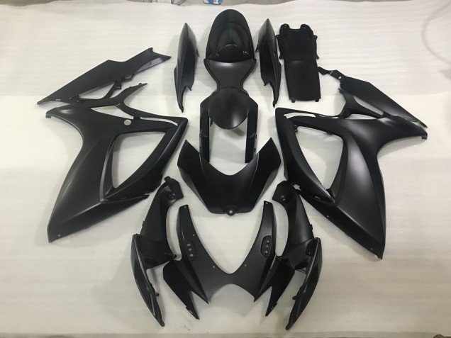 2006-2007 Matte Black GSXR 600-750 Fairings