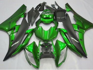 2006-2007 Metallic Green & Black R6 Fairings