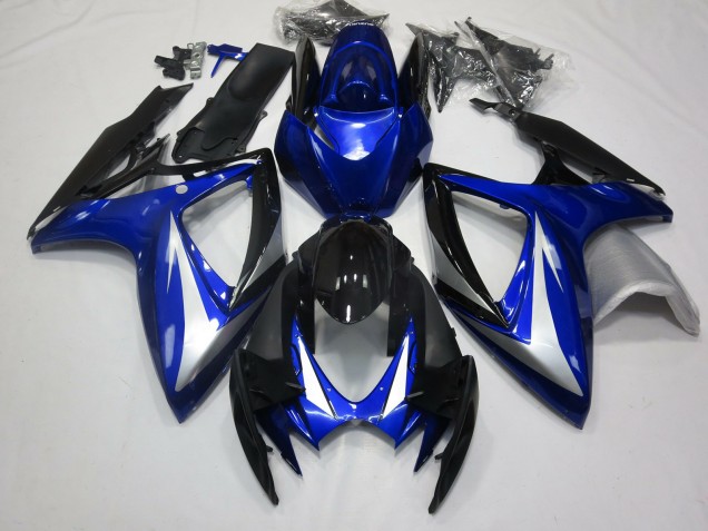 2006-2007 OEM Style Deep Blue GSXR 600-750 Fairings