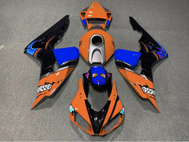 2006-2007 Orange Shark CBR1000RR Fairings 2006-2007 Orange Shark CBR1000RR Fairings