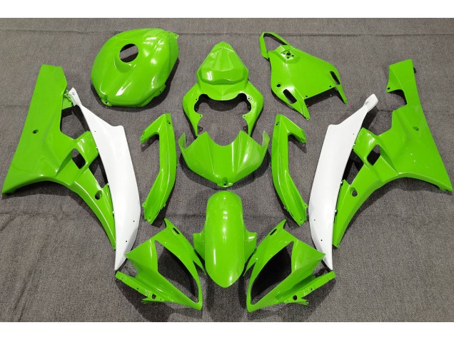 2006-2007 Pearl Green R6 Fairings 2006-2007 Pearl Green R6 Fairings