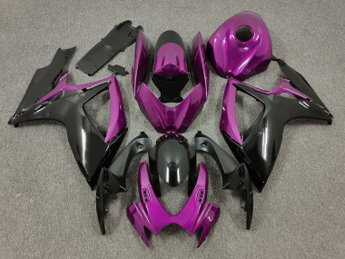 2006-2007 Purple and Black GSXR 600-750 Fairings