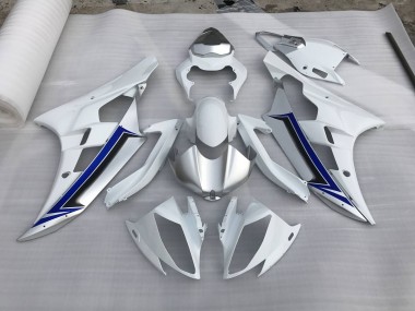 2006-2007 Silver and Blue R6 Fairings