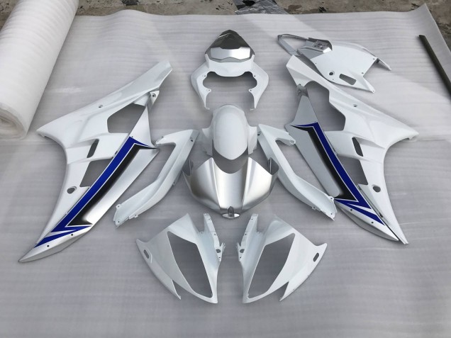 2006-2007 Silver and Blue R6 Fairings 2006-2007 Silver and Blue R6 Fairings