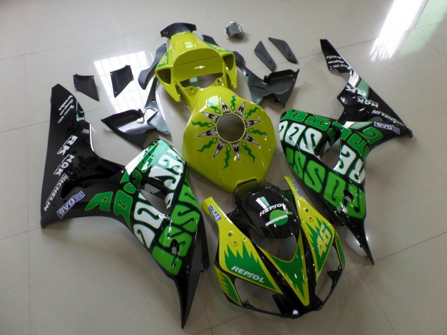 2006-2007 Yellow Rossi CBR1000RR Fairings 2006-2007 Yellow Rossi CBR1000RR Fairings