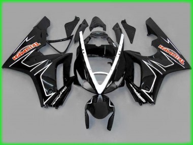 2006-2008 Black Gloss with White Daytona 675 Fairings