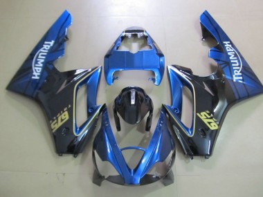 2006-2008 Blue and Black Daytona 675 Fairings