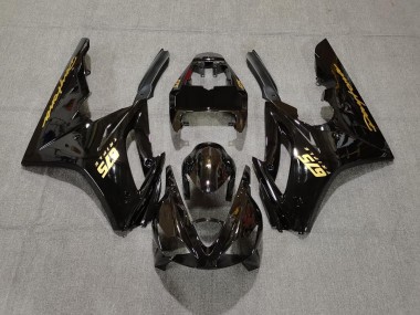 2006-2008 Gloss Black & Gold Daytona 675 Fairings