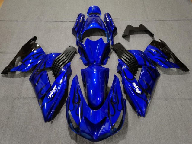 2006-2011 Blue Gloss ZX14R Fairings 2006-2011 Blue Gloss ZX14R Fairings