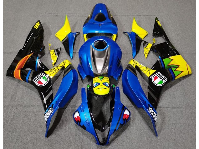 2007-2008 Blue Shark CBR600RR Fairings 2007-2008 Blue Shark CBR600RR Fairings