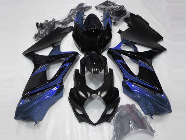 2007-2008 Blue and Gloss Black GSXR 1000 Fairings 2007-2008 Blue and Gloss Black GSXR 1000 Fairings