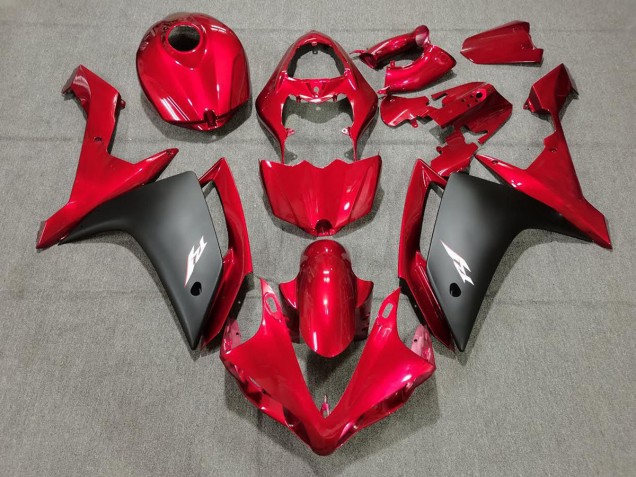 2007-2008 Candy Red & Black R1 Fairings 2007-2008 Candy Red & Black R1 Fairings