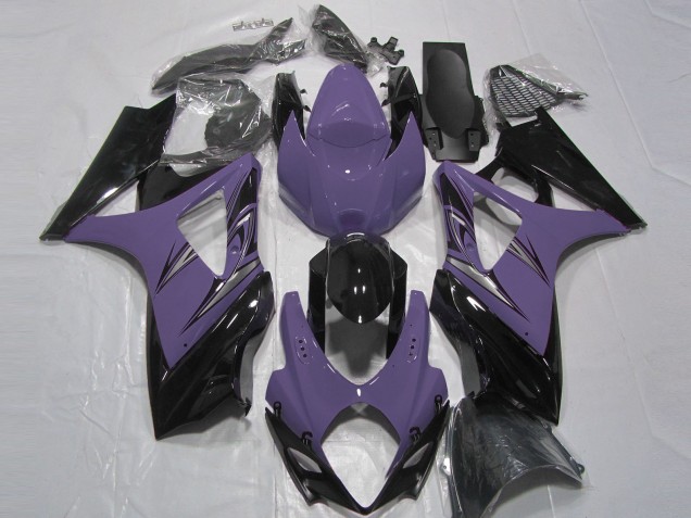 2007-2008 Dark Purple and Black GSXR 1000 Fairings 2007-2008 Dark Purple and Black GSXR 1000 Fairings