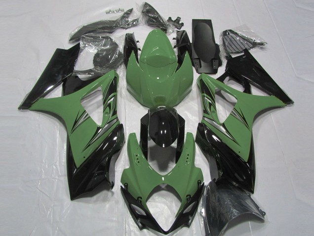 2007-2008 Forest Green and Black GSXR 1000 Fairings 2007-2008 Forest Green and Black GSXR 1000 Fairings