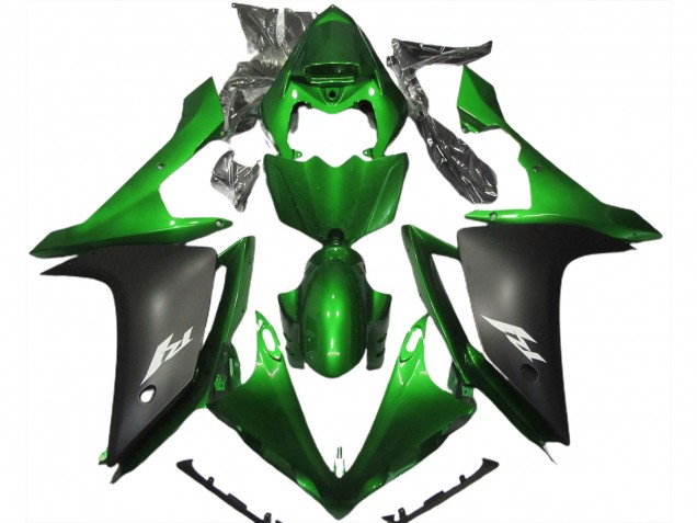 2007-2008 Gloss Green and Black R1 Fairings 2007-2008 Gloss Green and Black R1 Fairings