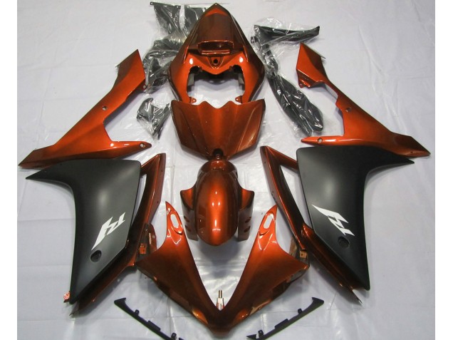 2007-2008 Gloss Orange and Black R1 Fairings 2007-2008 Gloss Orange and Black R1 Fairings