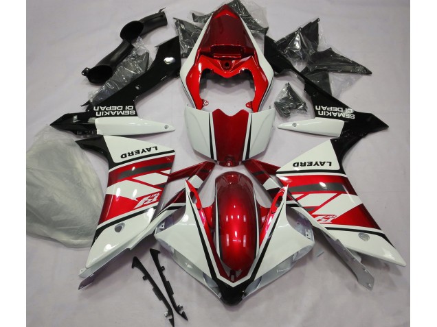 2007-2008 Gloss White and Red R1 Fairings 2007-2008 Gloss White and Red R1 Fairings