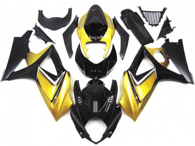 2007-2008 Gold Yellow Custom OEM Style GSXR 1000 Fairings 2007-2008 Gold Yellow Custom OEM Style GSXR 1000 Fairings