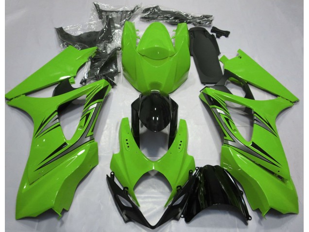 2007-2008 Green OEM Style GSXR 1000 Fairings