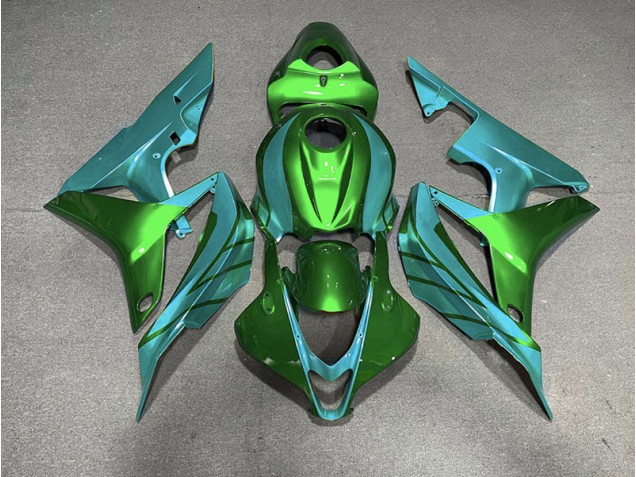 2007-2008 Green & Teal CBR600RR Fairings 2007-2008 Green & Teal CBR600RR Fairings