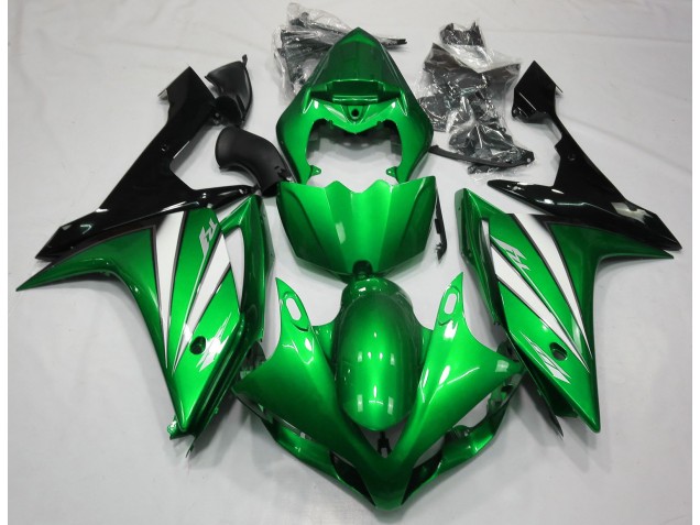 2007-2008 Green White and Black R1 Fairings 2007-2008 Green White and Black R1 Fairings