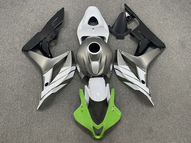 2007-2008 Green White and Grey CBR600RR Fairings 2007-2008 Green White and Grey CBR600RR Fairings