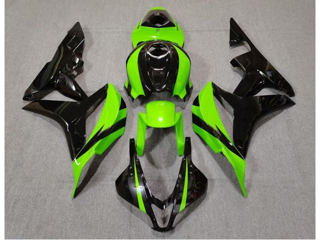 2007-2008 Lime Green and Black CBR600RR Fairings 2007-2008 Lime Green and Black CBR600RR Fairings