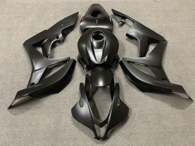 2007-2008 Matte Black CBR600RR Fairings 2007-2008 Matte Black CBR600RR Fairings