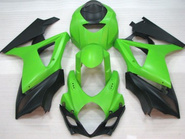 2007-2008 Matte Green GSXR 1000 Fairings