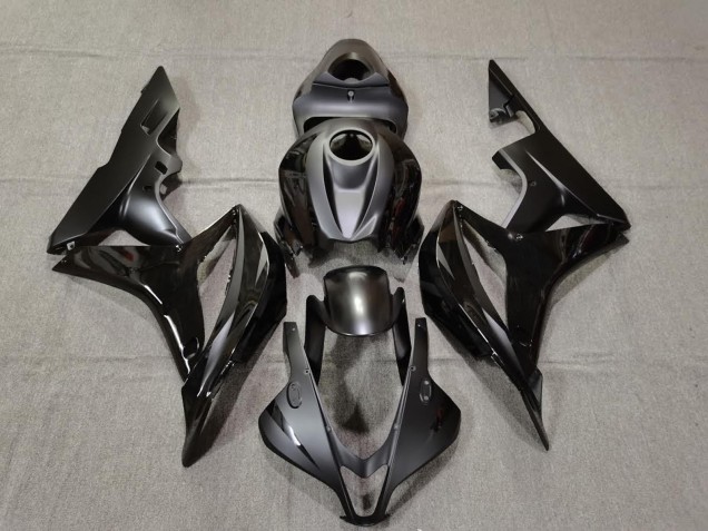 2007-2008 Matte and Gloss Black CBR600RR Fairings 2007-2008 Matte and Gloss Black CBR600RR Fairings