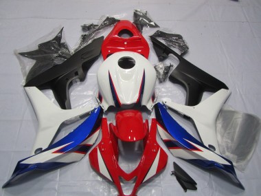 2007-2008 OEM White Red Blue Style Design CBR600RR Fairings