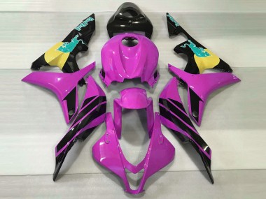 2007-2008 Pink & Teal Bull CBR600RR Fairings