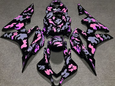 2007-2008 Pink and Grey Camouflage CBR600RR Fairings